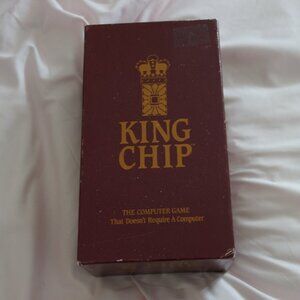 Vintage King Chip The Computer Game That's Doesn't Require a Computer Board Game
